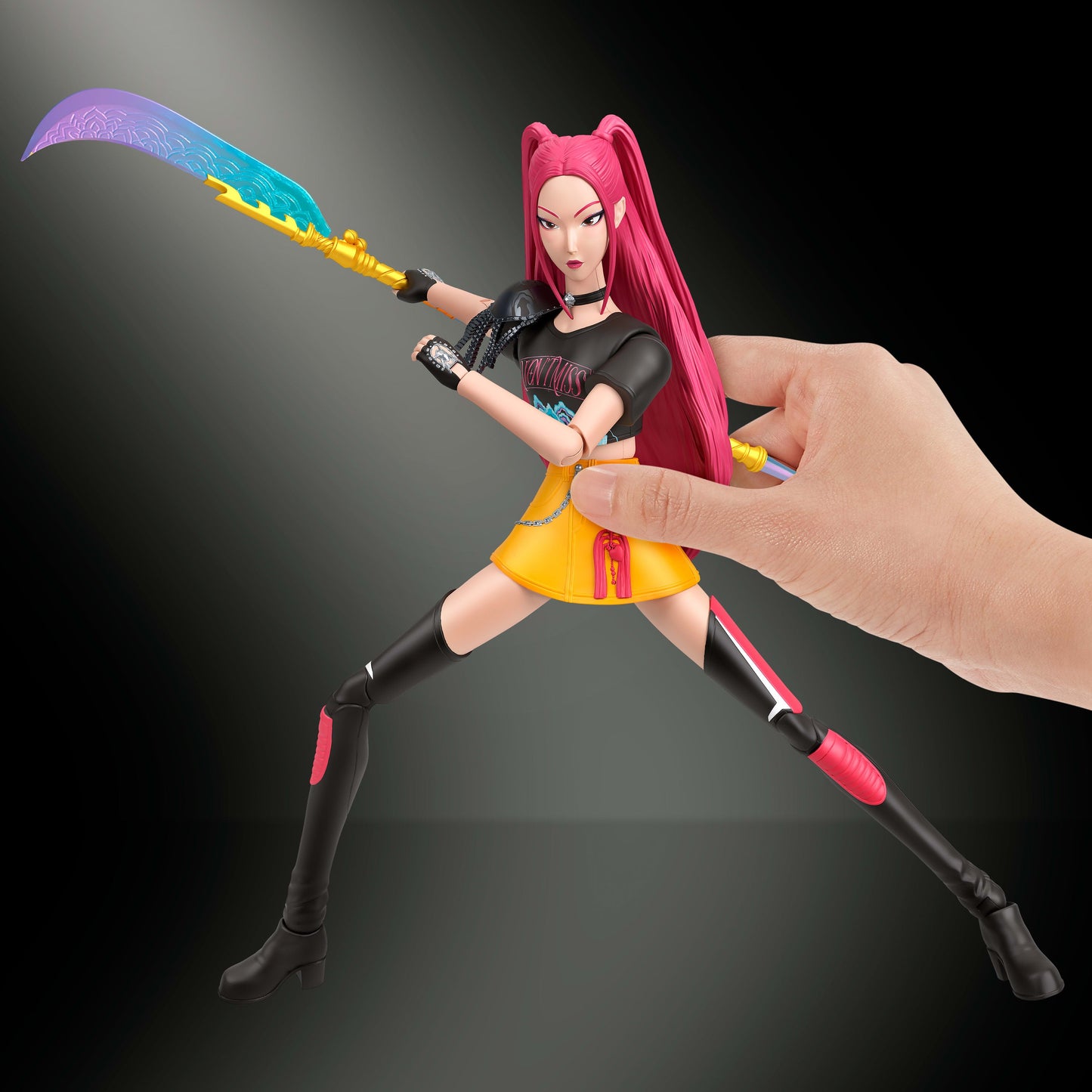 Mattel KPop Demon Hunters HUNTR/X Mira How It’s Done Figura de Acción 16 cm