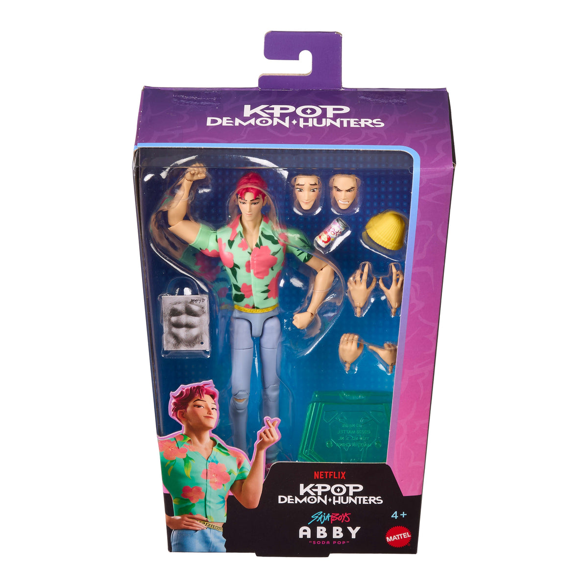 Mattel KPop Demon Hunters Saja Boys Abby Soda Pop Figura de Acción 17 cm