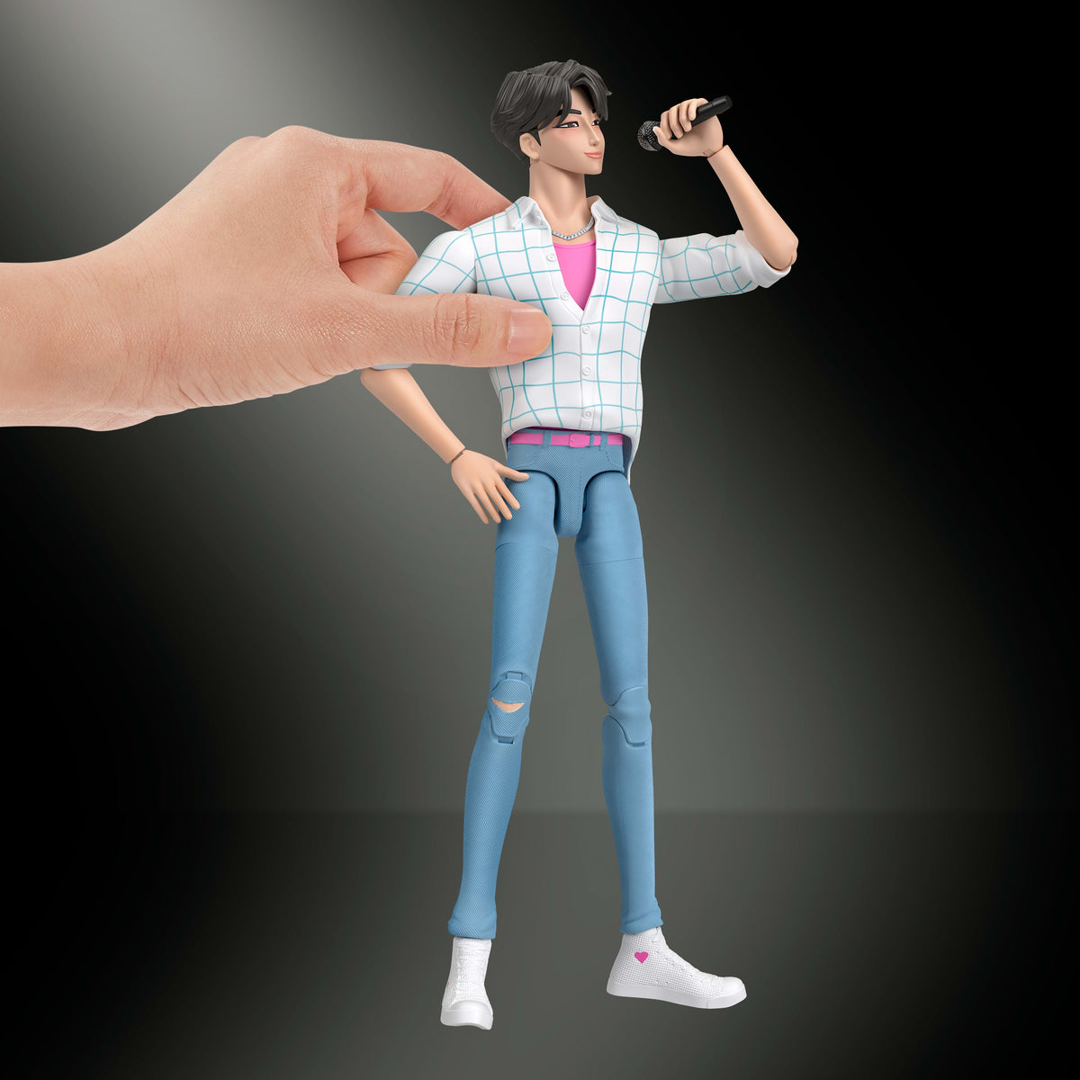 Mattel KPop Demon Hunters Saja Boys Jinu Soda Pop Figura de Acción 17 cm