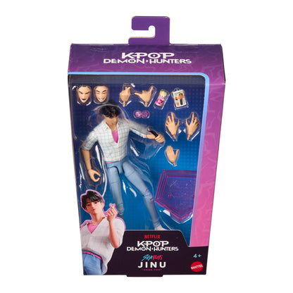 Mattel KPop Demon Hunters Saja Boys Jinu Soda Pop Figura de Acción 17 cm