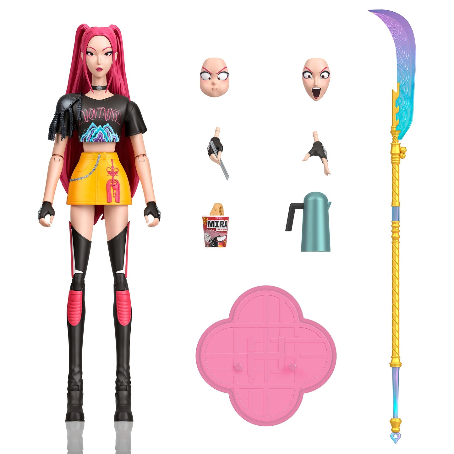 Mattel KPop Demon Hunters HUNTR/X Mira How It’s Done Figura de Acción 16 cm