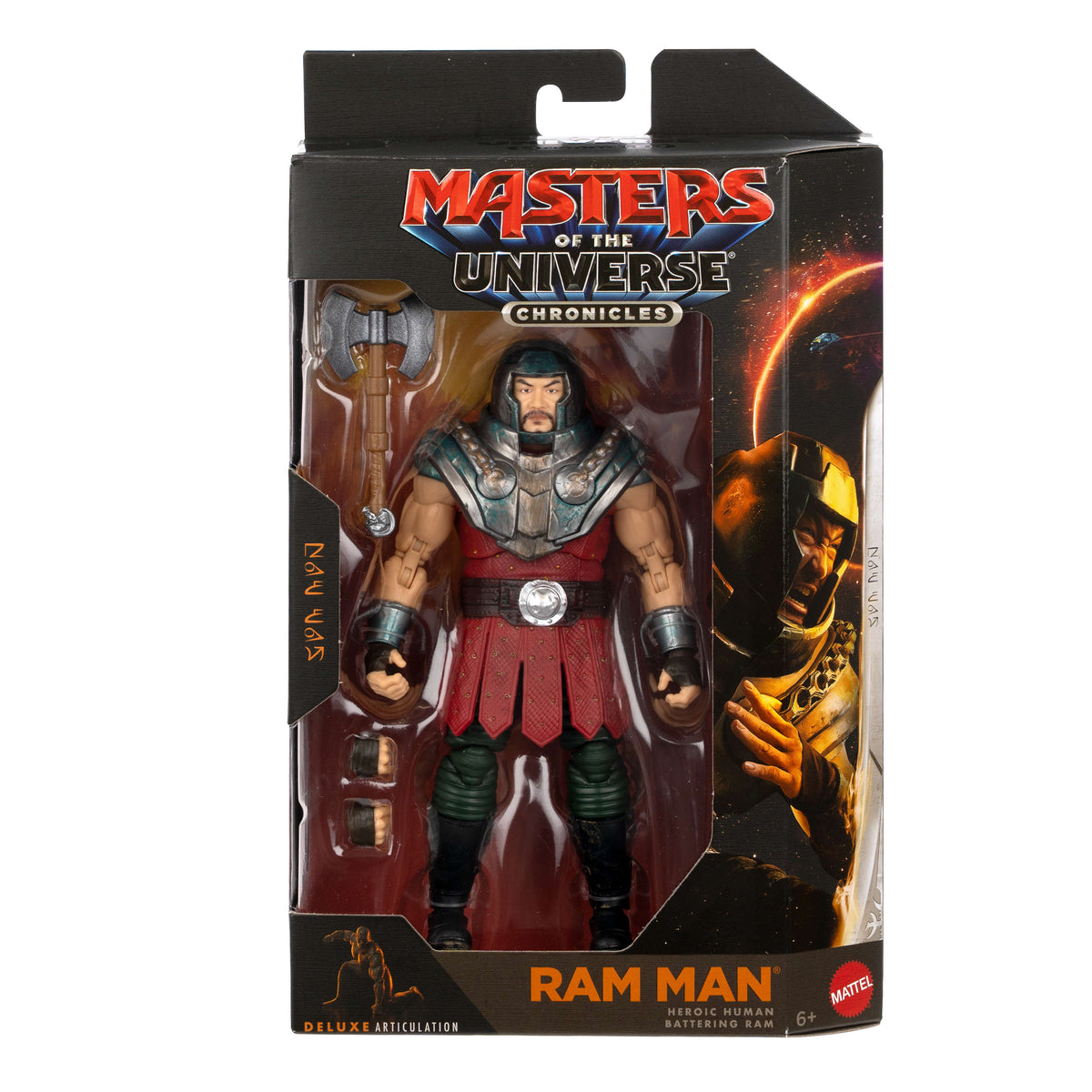 Mattel Masters of the Universe Chronicles Ram Man Figura de Acción 16,5 cm con Hacha