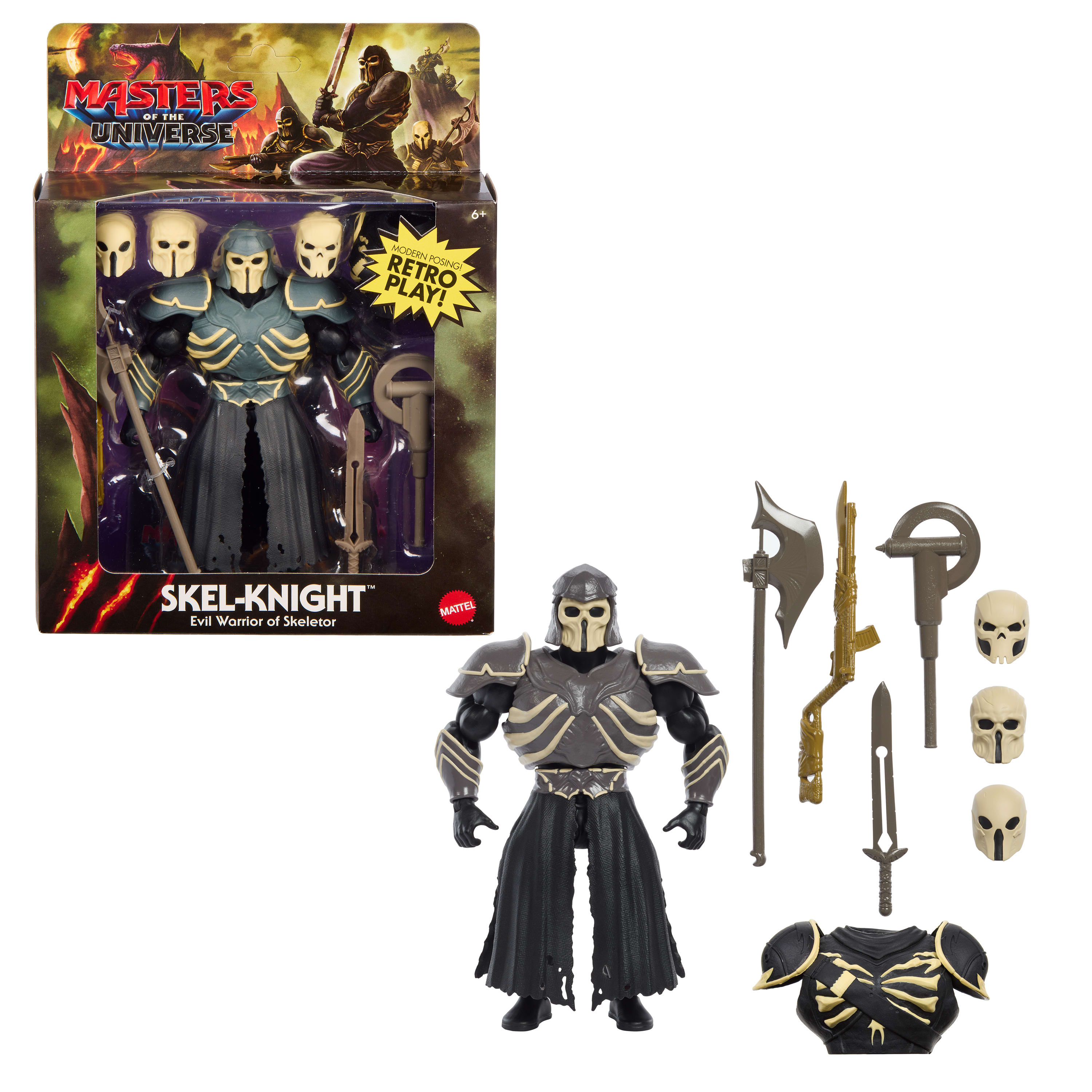 
                        Mattel Masters of the Universe Origins Deluxe Skel-Knight Figura de Acción 17,5 cm
                      