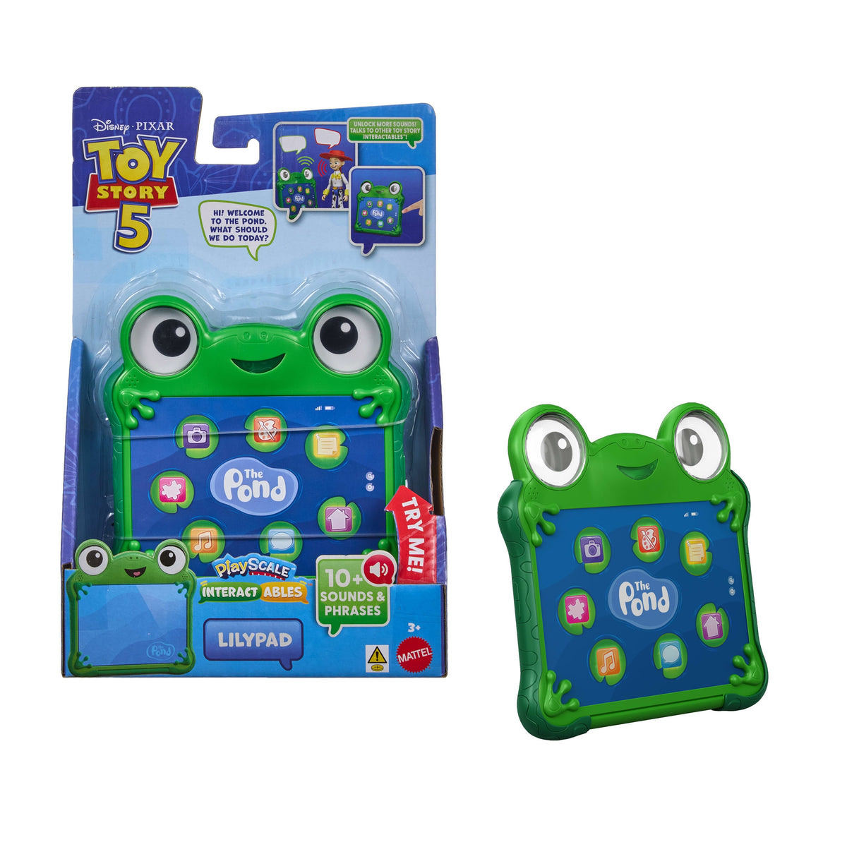 Mattel Toy Story 5 Interactables Lilypad Figura Parlante 15 cm
