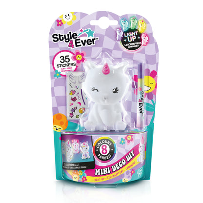 Unicornio Mini Diy - Con Luz
