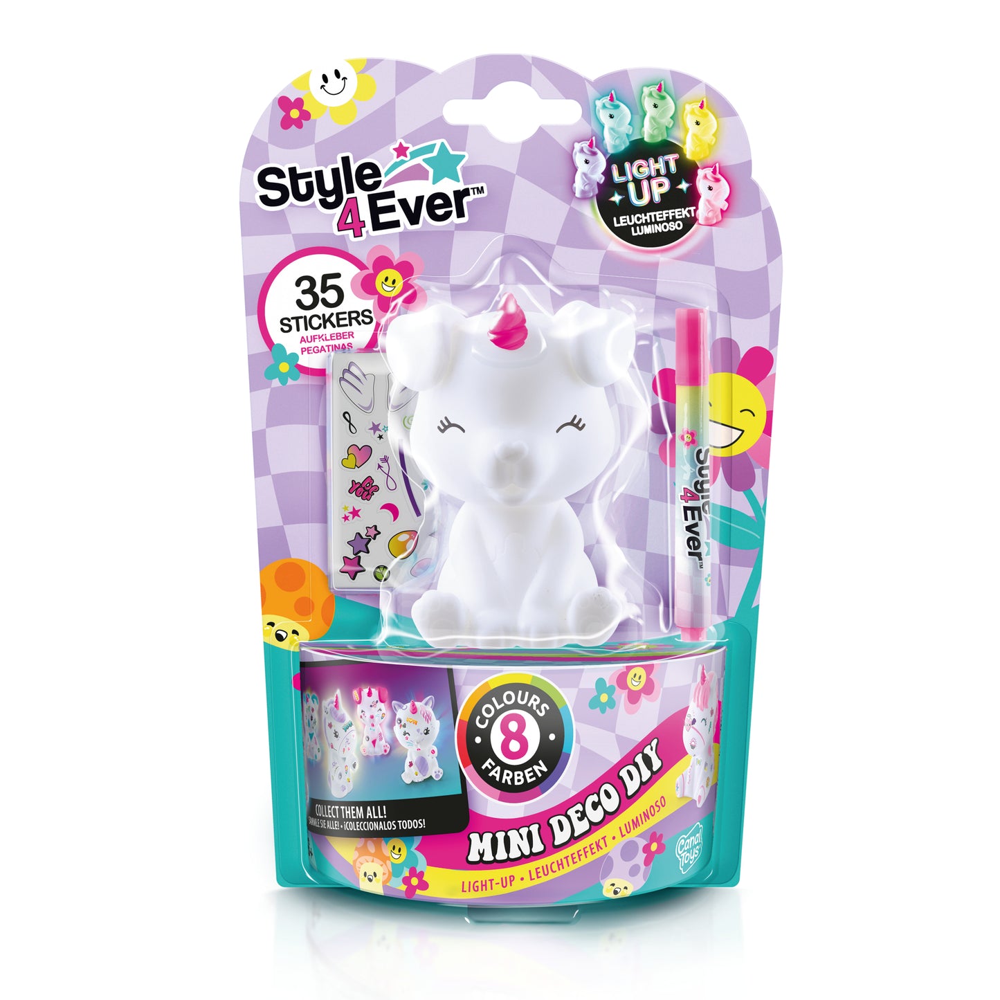 Unicornio Mini Diy - Con Luz
