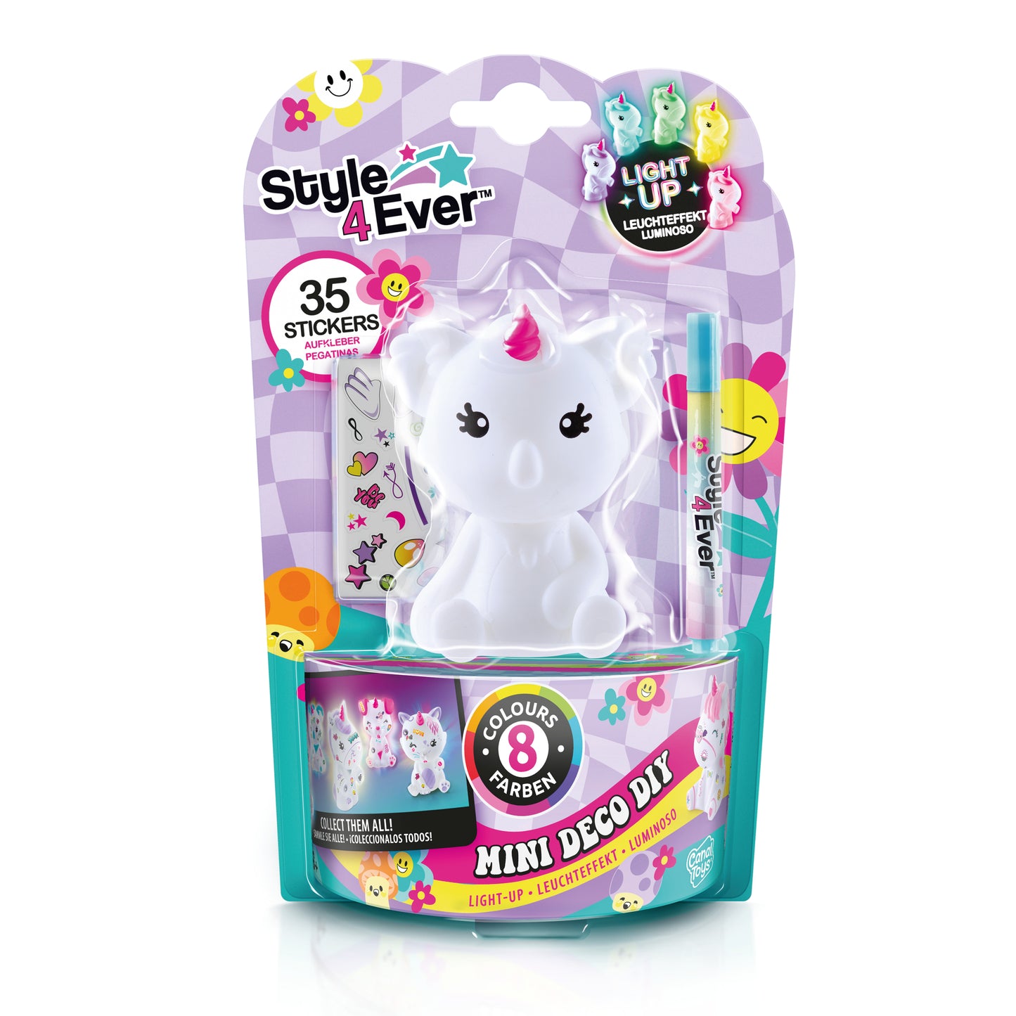 Unicornio Mini Diy - Con Luz