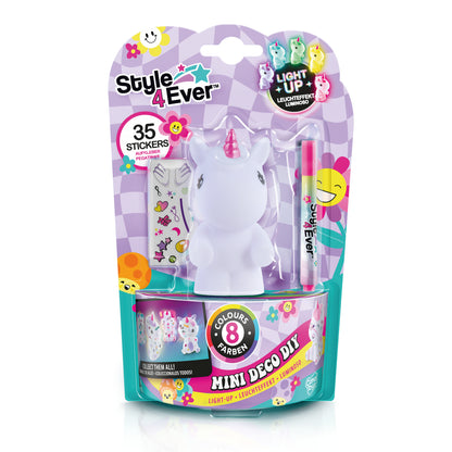 Unicornio Mini Diy - Con Luz