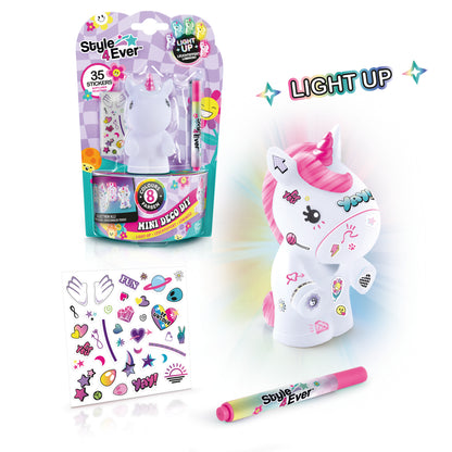 Unicornio Mini Diy - Con Luz
