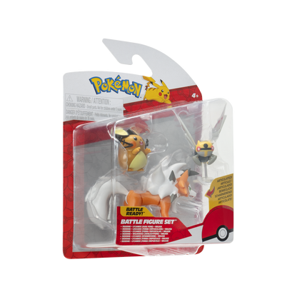 Pokémon Pack 3 Figuras - Dedenne + Lycanroc + Ninjask