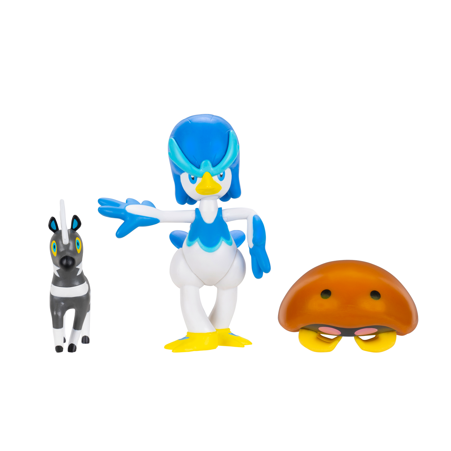 Pokemon Pack 3 Figuras - Blitzle + Quaxwell + Kabuto