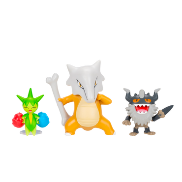 Pokemon Pack 3 Figuras - Roselia + Marowak + Perrserker
