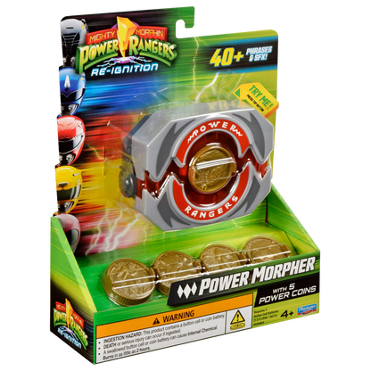 Power Rangers Morpher con Sonido y 5 Monedas de Poder (23 cm)