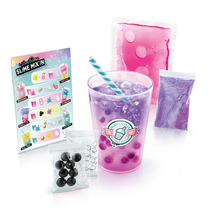 Vaso Smoothie Para Preparar Slime - Celeste Rosado
