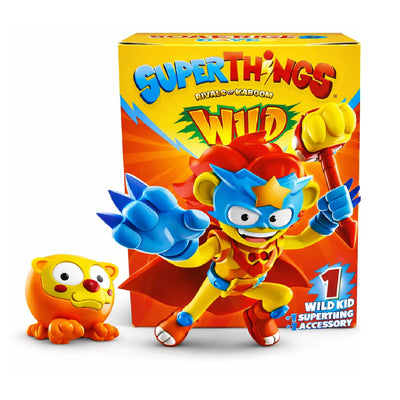 SuperThings Wild Kid Roarrior y accesorio