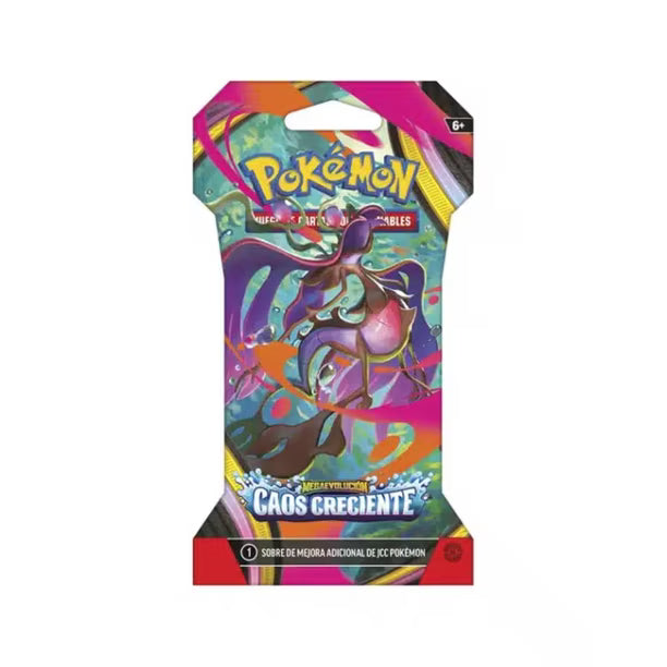 Pokemon Tcg Chaos Rising Sleeved Booster Esp