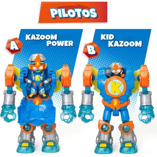 SuperThings Superbot Kazoom con Kazoom Kid y Figura Exclusiva