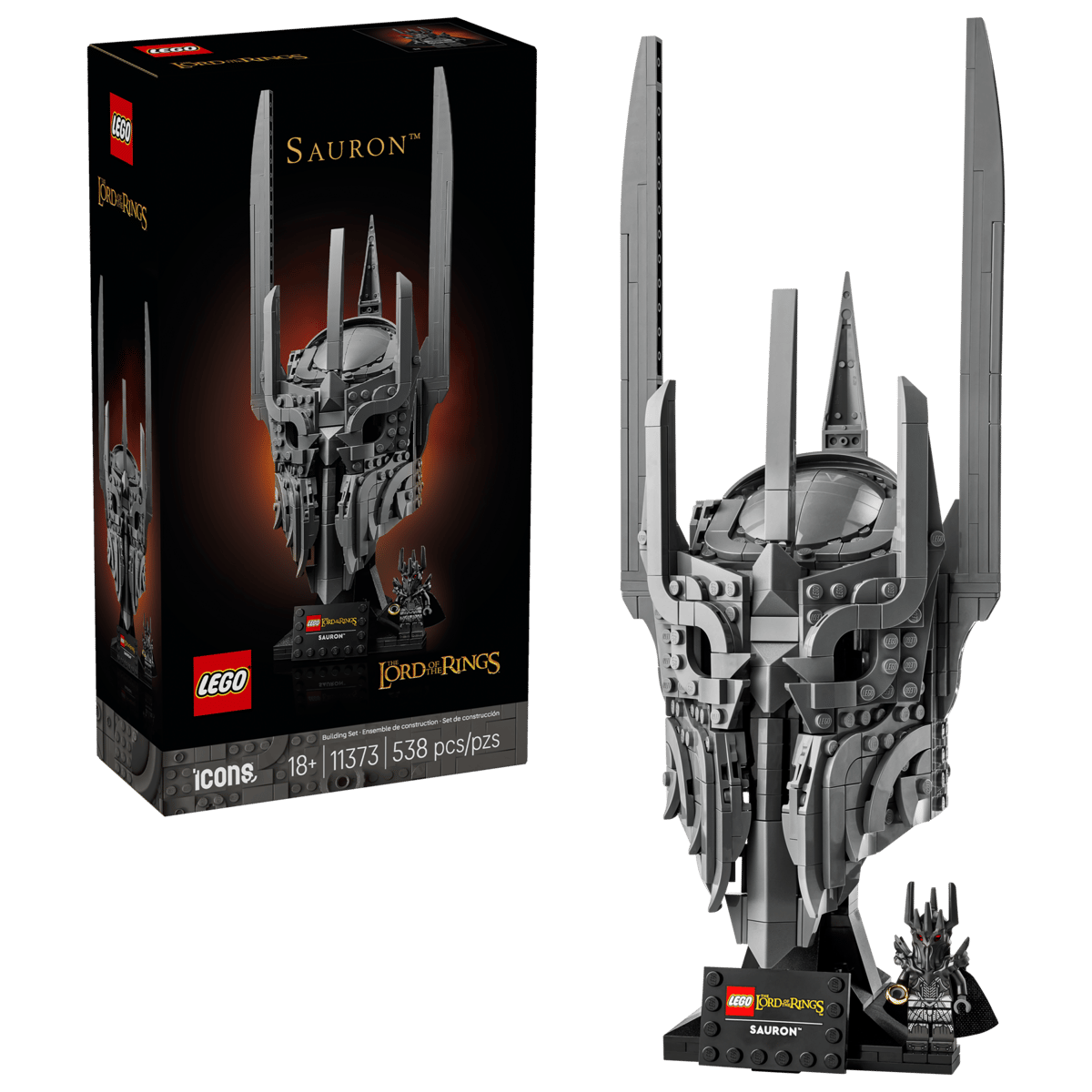 El Señor De Los Anillos Casco De Sauron Lego Icons