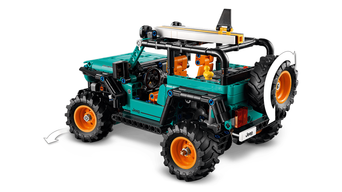 Suv Jeep Wrangler Rubicon Lego Technic