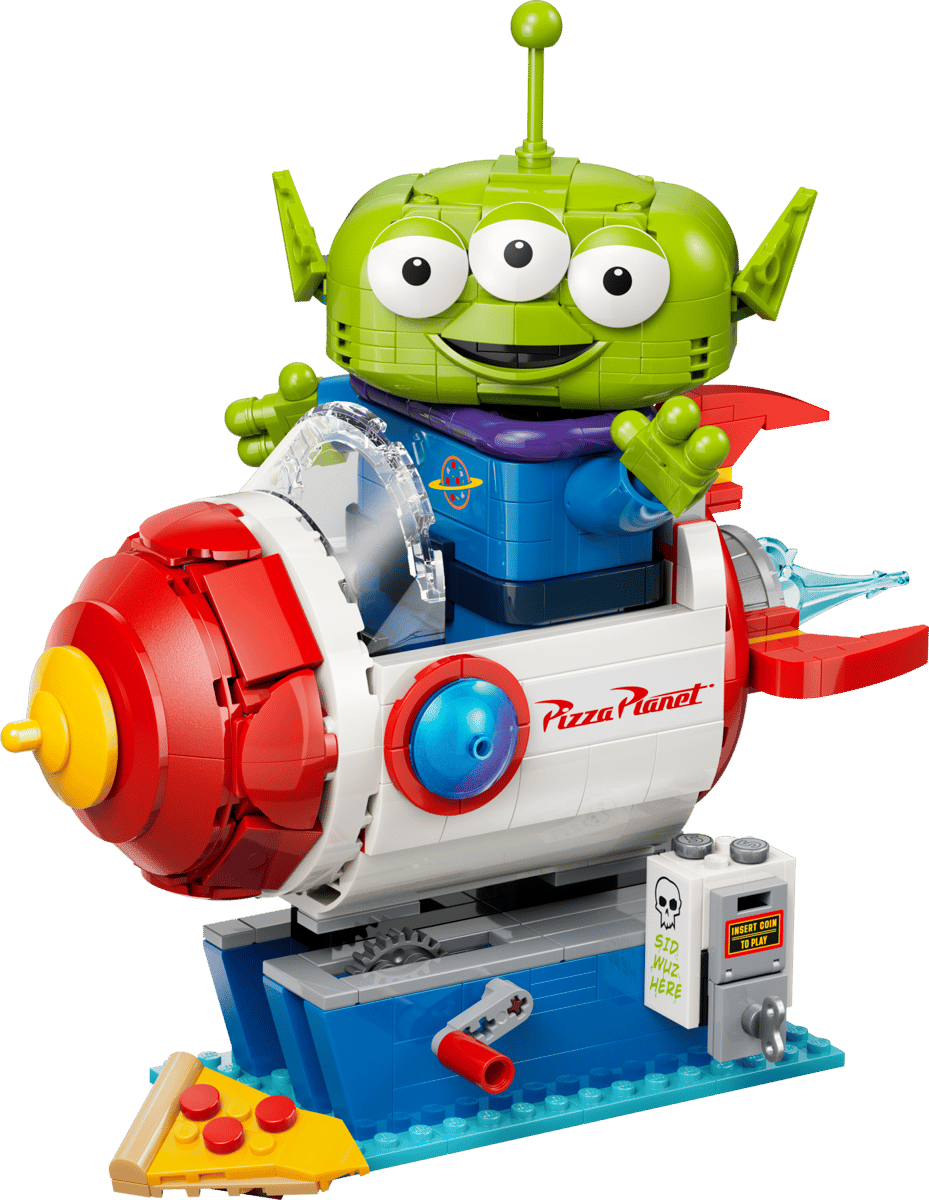 Marcianito Con Cohete De Pizza Planet Lego Disney Animation