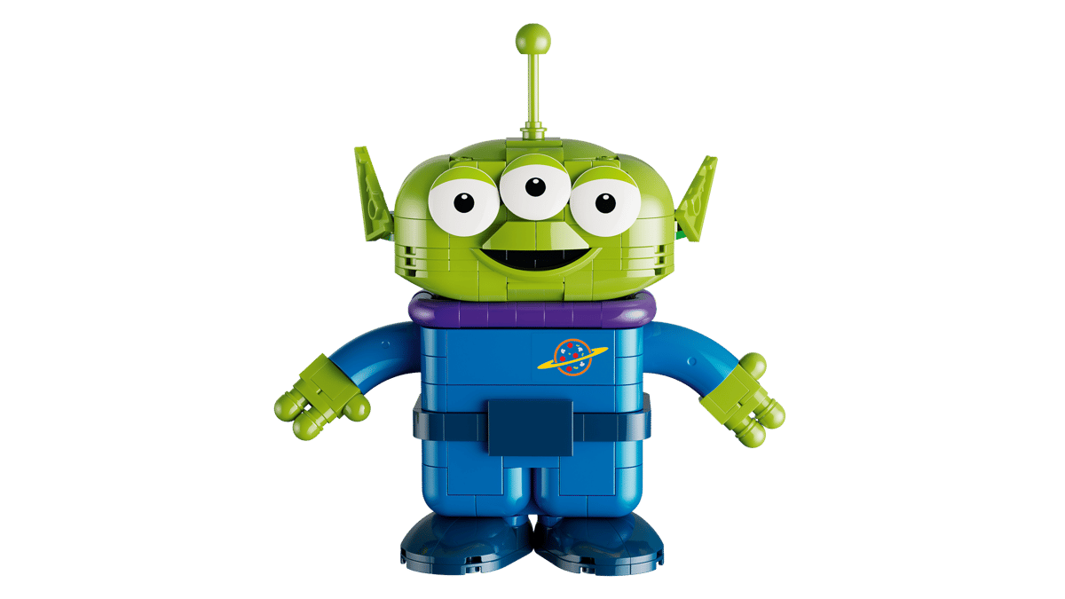 Marcianito Con Cohete De Pizza Planet Lego Disney Animation