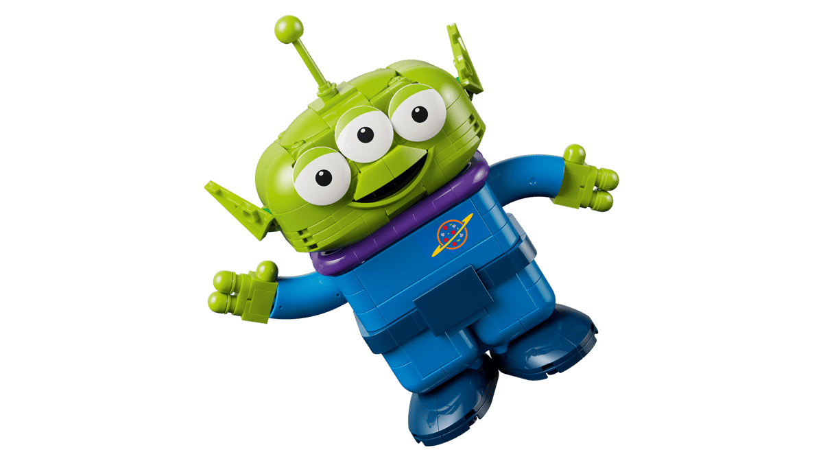 Marcianito Con Cohete De Pizza Planet Lego Disney Animation