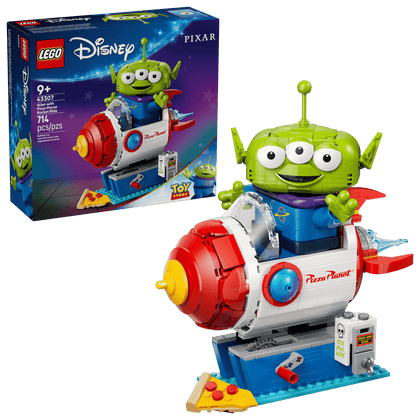 Marcianito Con Cohete De Pizza Planet Lego Disney Animation