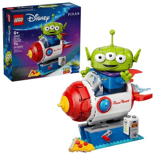 Marcianito Con Cohete De Pizza Planet Lego Disney Animation