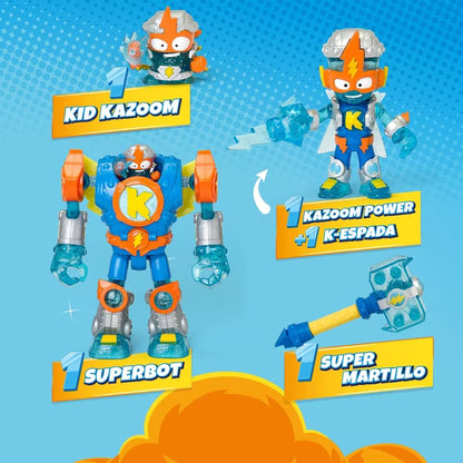 SuperThings Superbot Kazoom con Kazoom Kid y Figura Exclusiva