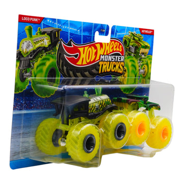 Hot Wheels Monster Trucks Escala 1:64 - Loco Punk Vs Hotweiler