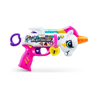 Detalles decorativos y diseño colorido del lanzador Unicornio Skins X-Shot