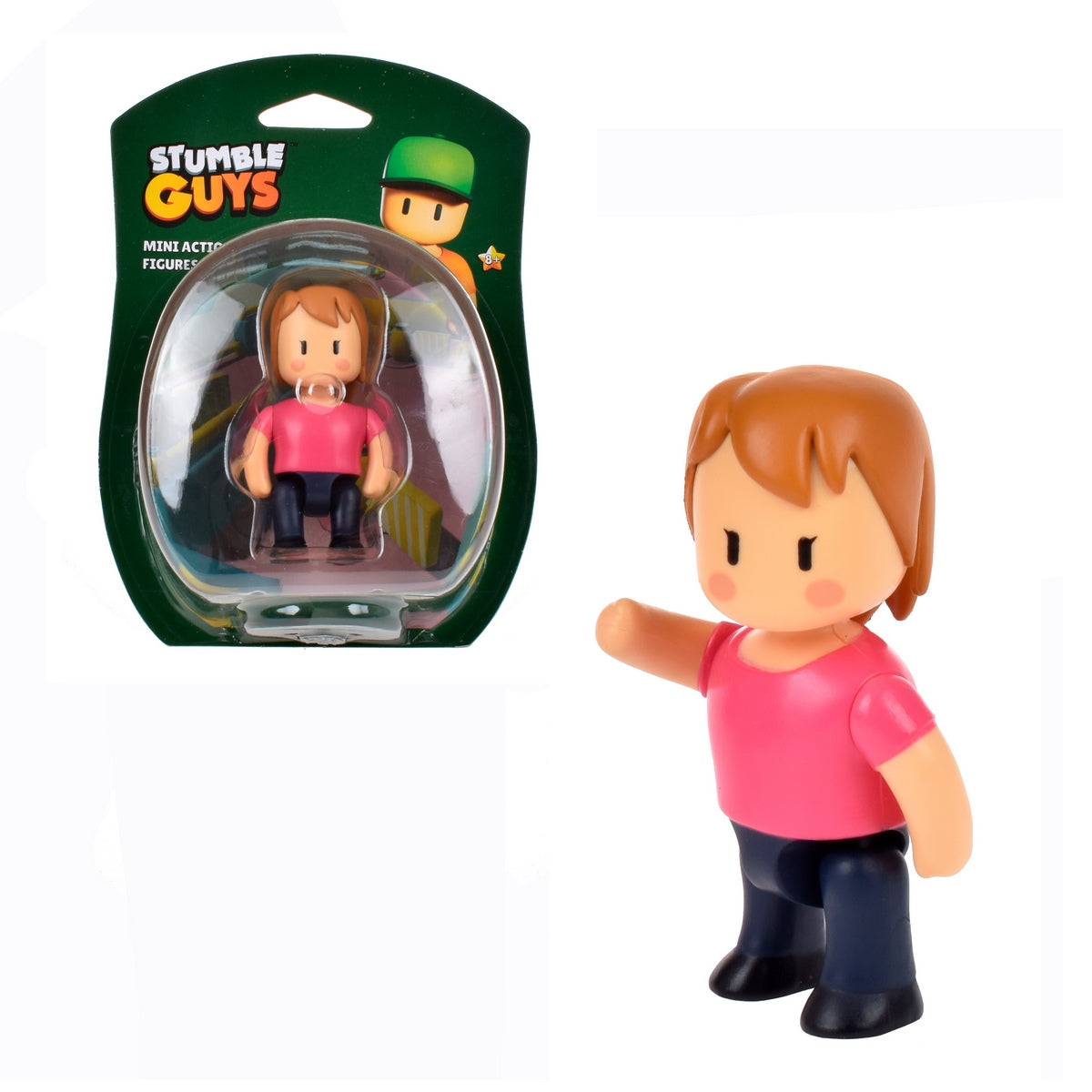 Figura articulada Ms. Stumble Stumble Guys en empaque original