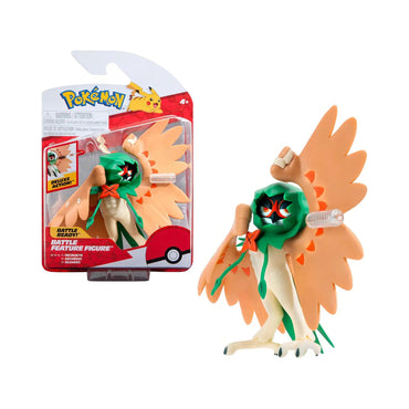 Figura Decidueye Pokémon Jazwares 11 cm en detalle sin empaque
