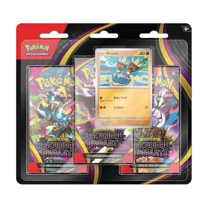Pokemon Tcg Pitch Black 3-pack Blister Esp