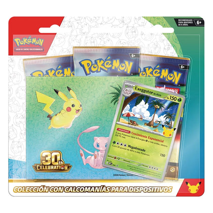 Pokemon Tcg 30th Celebration Tech Sticker Collection Español - Exeggutor