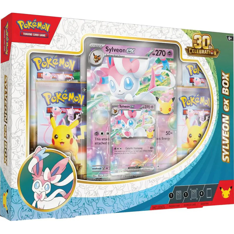 Pokemon Tcg 30th Celebration Ex Box Español - Sylveon