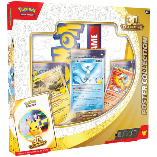 Pokemon Tcg 30th Celebration Poster Collection Español