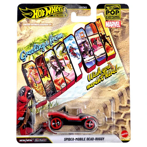 Hot Wheels Vehículo De Colección Auto Cultura Pop Sorpresa - Spider-mobile Dead-buggy