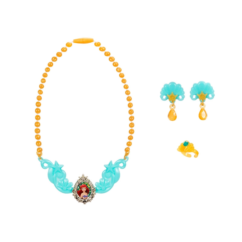Set De Collar Y Aros Princesas De Disney - Ariel
