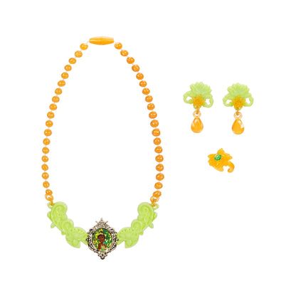 Set De Collar Y Aros Princesas De Disney - Tiana
