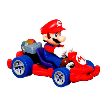 Hot Wheels Mario Kart Personajes Escala 1:64 - Mario Retro