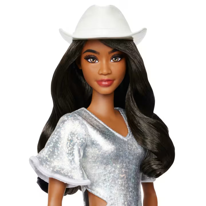 Barbie Fashionistas - 239-Vestido Vaquero Brillante