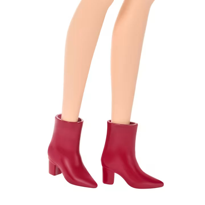 Barbie Fashionistas - 246-Vestido Animal Print Rosa
