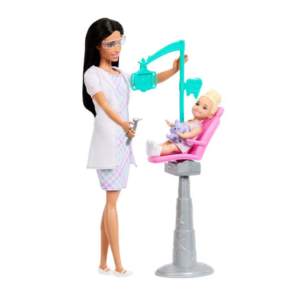 Barbie Set De Profesiones Con Muñeca - Dentista 2 (Morena)