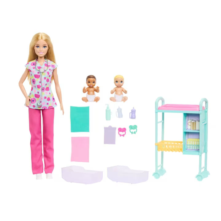 Barbie Set De Profesiones Con Muñeca - Pediatra