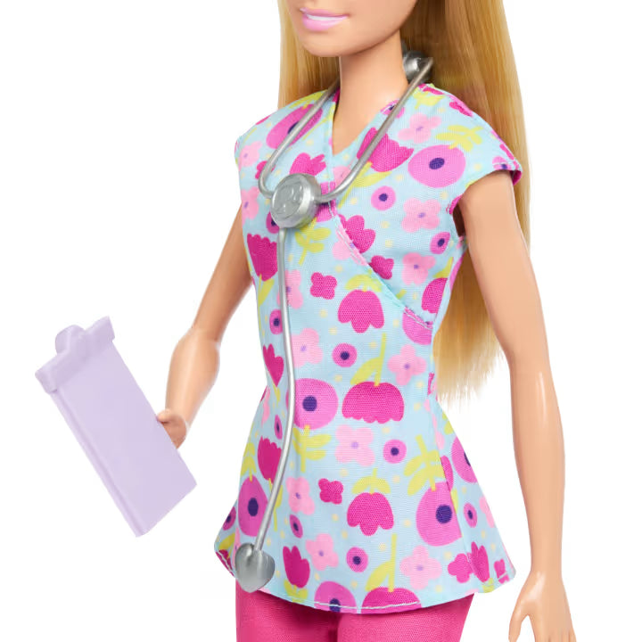 Barbie Set De Profesiones Con Muñeca - Pediatra