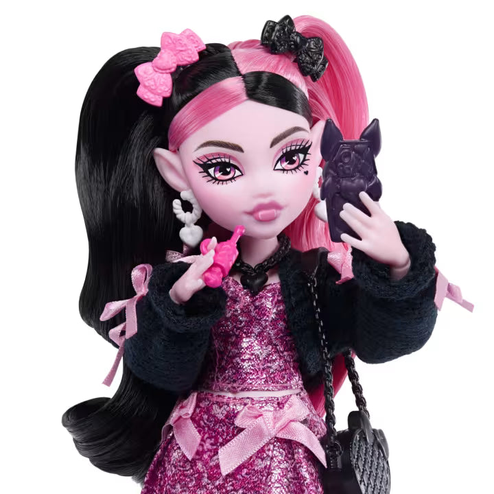 Monster High Muñeca Draculaura - Draculaura 3 - Calcetines Blancos