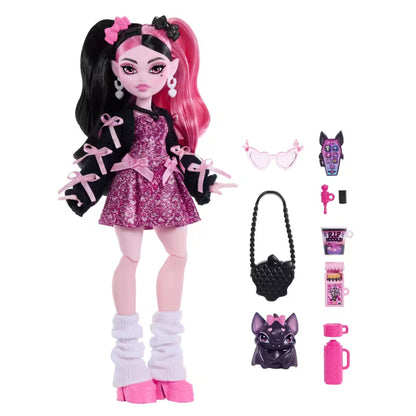 Monster High Muñeca Draculaura - Draculaura 3 - Calcetines Blancos