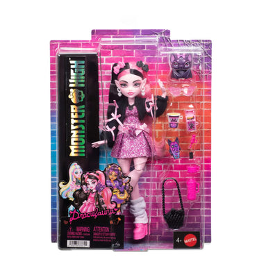 Monster High Muñeca Draculaura - Draculaura 3 - Calcetines Blancos