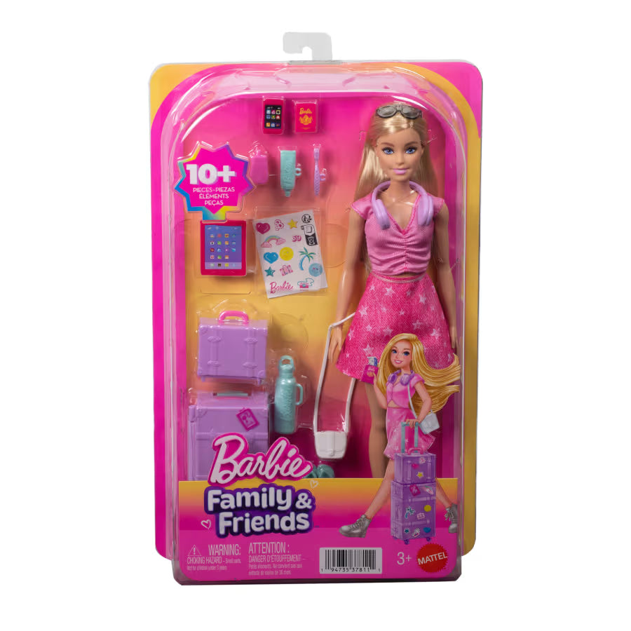 Barbie Muñeca Malibu Aventuras De Viaje